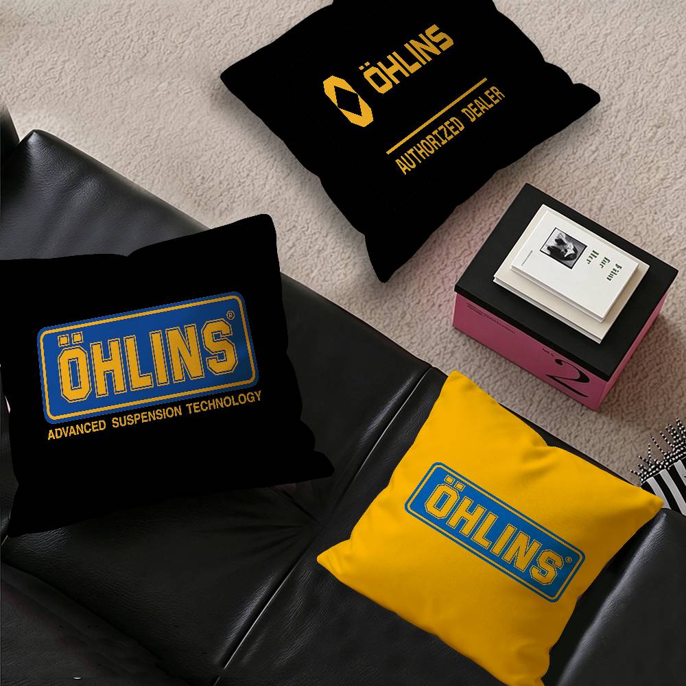 Ohlins LOGO Personalized picture text home decorative pillows Household Gifts 45x45cm