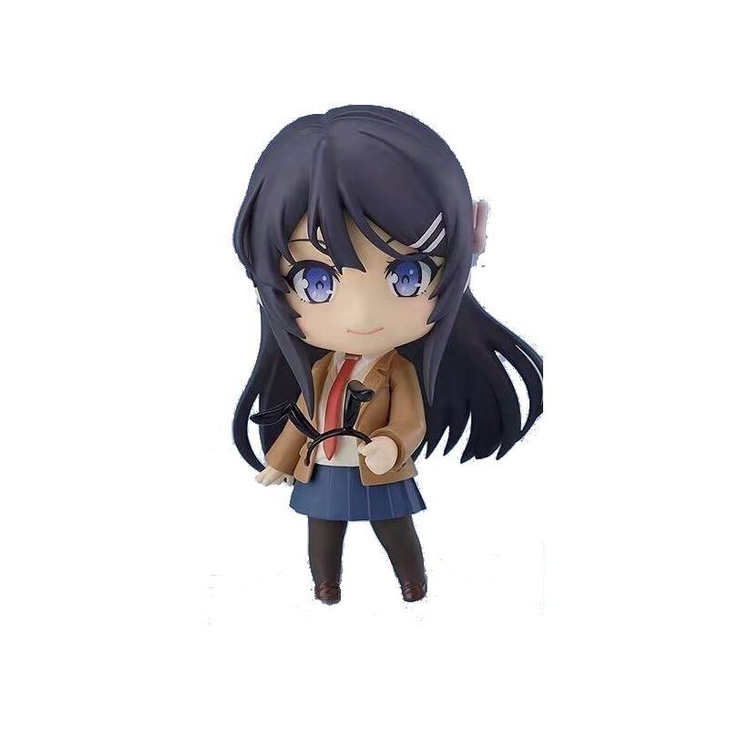 Rascal Does Not Dream Of A Dear Friend Mai Sakurajima Pvc Anime Figurine With Articulated Face Swap For Collectors