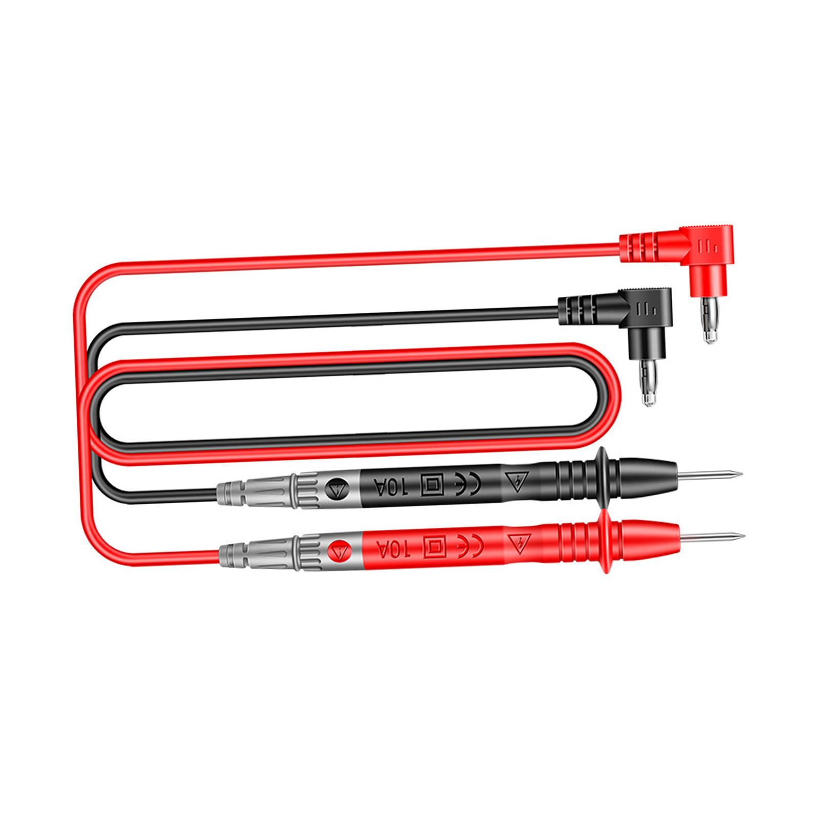 

Digital Multimeter Probe 1000V 10A Wire Pen Cable Kit Test Lead Pin Replacement Test Lead Current Voltmeter Tester Wire