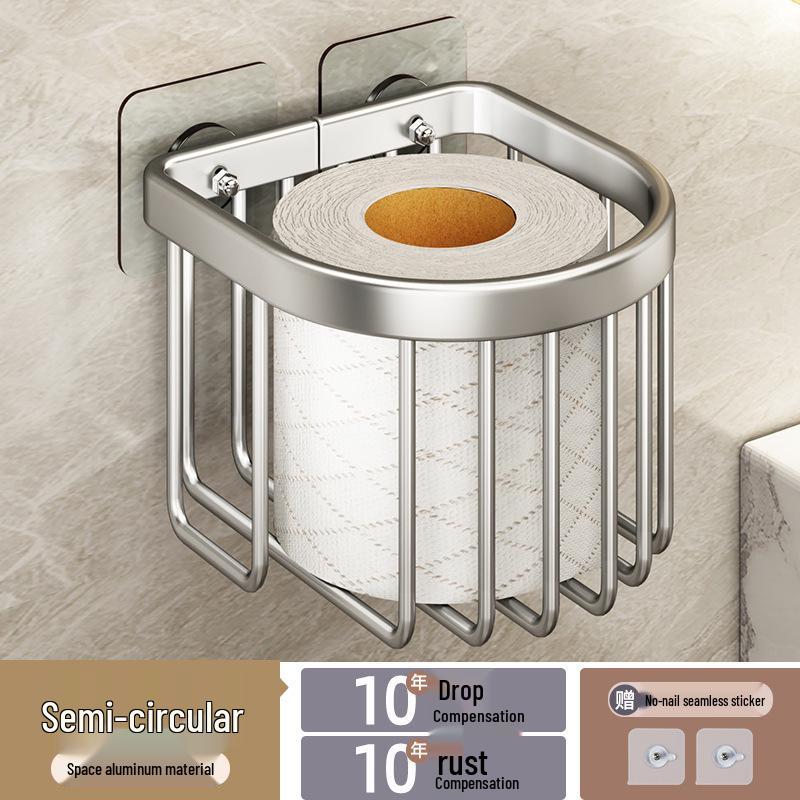 

Настенный самоклеящийся держатель для туалетной бумаги и бокс для хранения