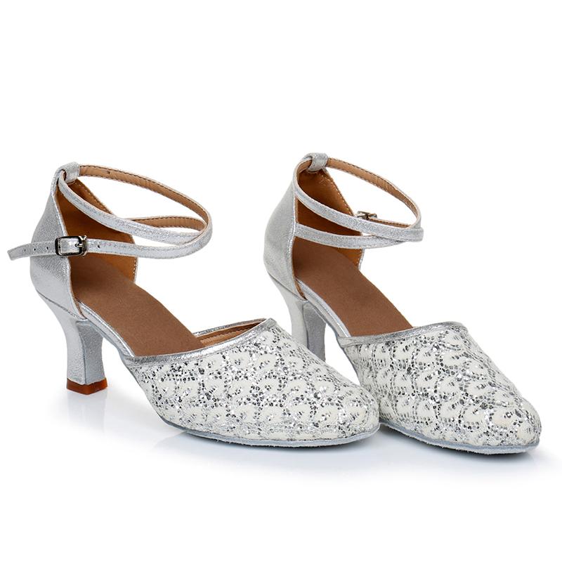 Dámský ples Party Latin Tango Chacha Valčík Taneční boty s uzavřenou špičkou Výška podpatku 5CM