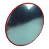Round Convex Mirror 30 Inch Wide Angle Curved Safety Mirror with Adjustable Stand for Park Lot