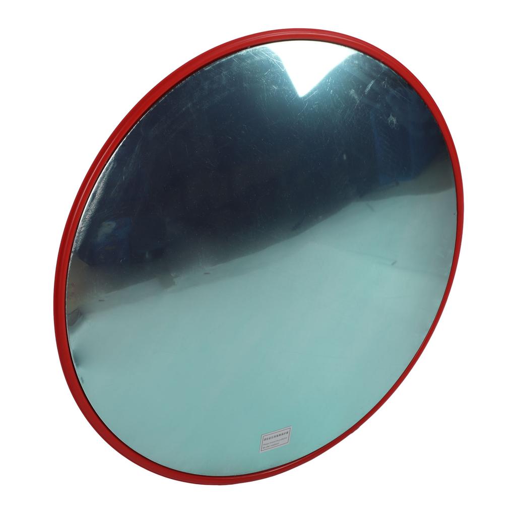 Round Convex Mirror 30 Inch Wide Angle Curved Safety Mirror with Adjustable Stand for Park Lot