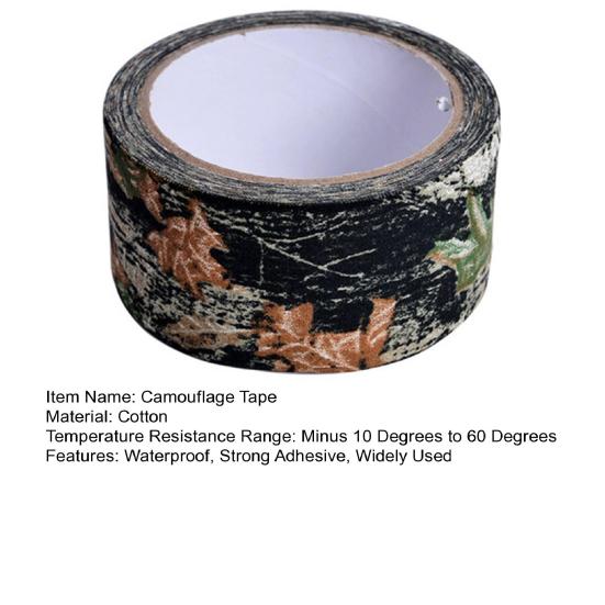 Hunting Camouflage Silencing Tape Water-Resistant Widely Used Strong Adhesive Tape Outdoor Hunting Camping Gear