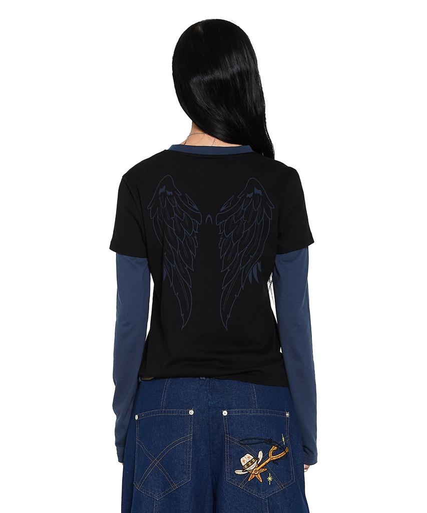 AAKAM Wings Layered Long Sleeve (Black)
