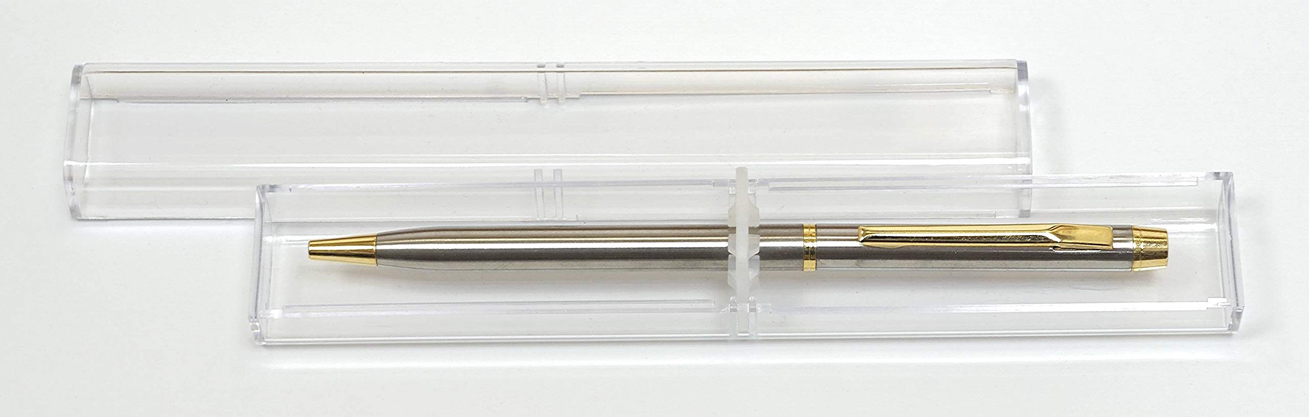

Takizawa Stainless Steel Twist Ballpoint Pen Taiwan-Made 902, 3-Pack, T22-P6-902-3