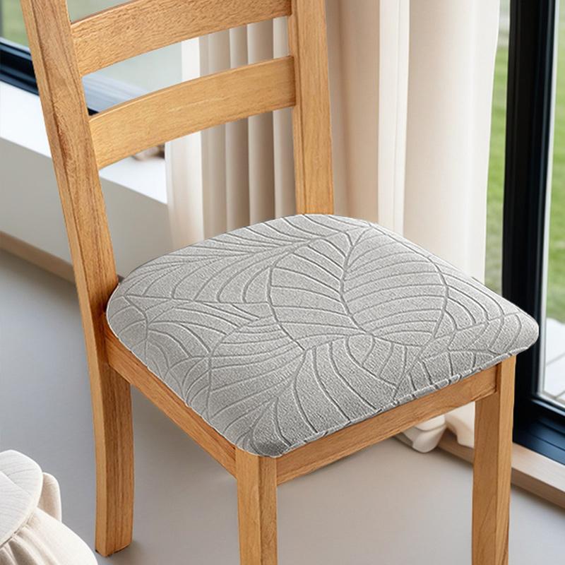 

Waterproof Chair Seat Cover For Living Room Stretch Jacquard Chair Cover Dining Room Removable Anti-Dirty Chair Cover Office 1Pc