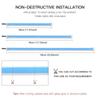 2PCS Daytime Running LED Light Waterproof Car Soft Tube LED Strip DRL Flowing Turn Signal Lights 30/45/60mm