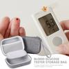 Hard Shell Glucose Meter Supplies Organizer Dividers Insulin Pen Carrying Bag Carry On