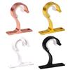 Drapery Hooks Bracket Adjustable Rod Holder for Window Decoration Set of 2 Multi Color