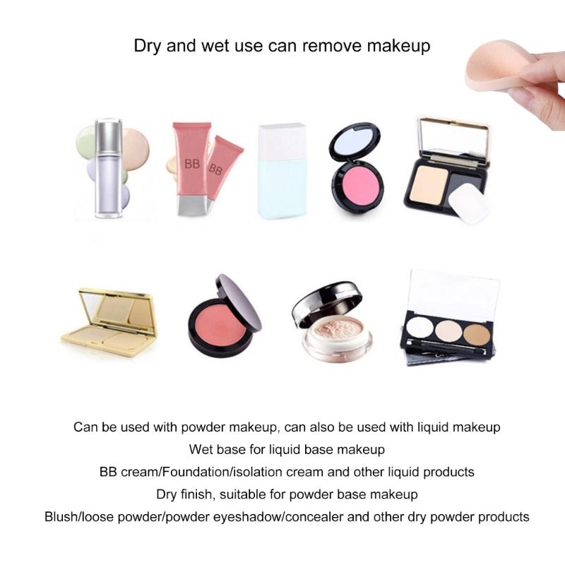 12Pcs Face Sponges Set Soft Makeup Blending Puff For Cosmetic Application Soft Foam Puff Face Cleansing Pads