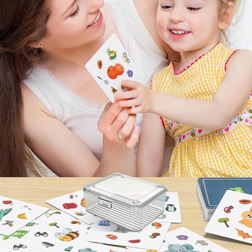 Playing Card Box, Card Storage Box | Small Card Storage Box, Transparent Card Storage Box with Lid, Multifunctional Storage, Dustproof Storage Box, Ca