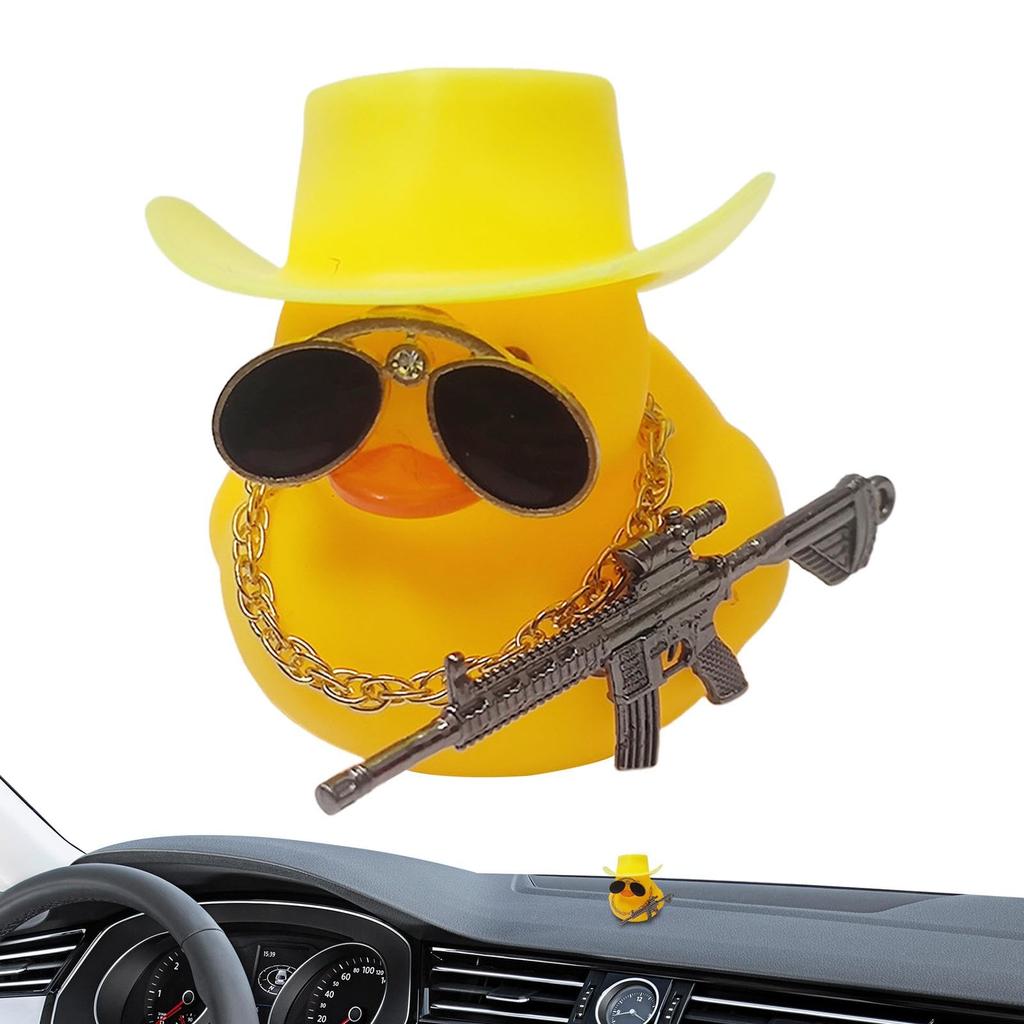 Car Dashboard Decoration, Funny Duck Dashboard Decor - Duck Figurine Car Decoration, DIY Duck