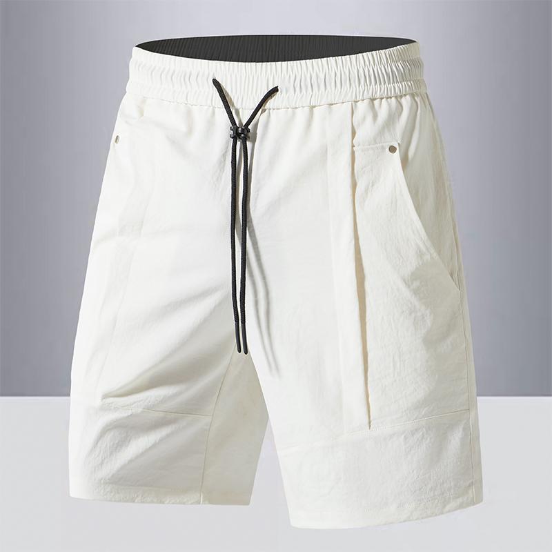 Summer Men's Workwear Shorts, Loose Straight Leg Casual Sports Shorts, Versatile Cropped Shorts