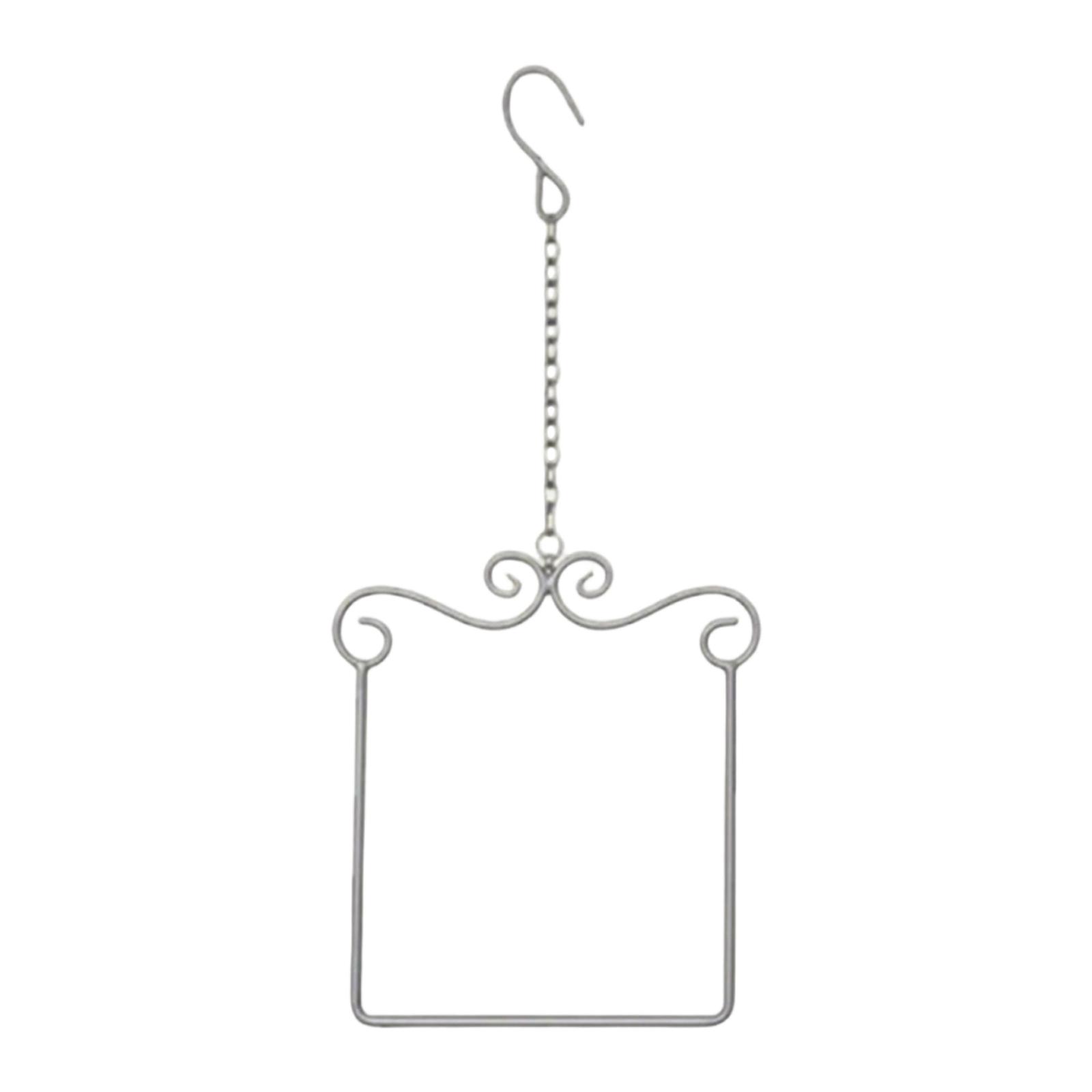 

Hummingbirds Swings Swaying Perch Decoration Hanging Swaying Practical Metal Frame for Feeder Accessories Backyard Balcony серебряный