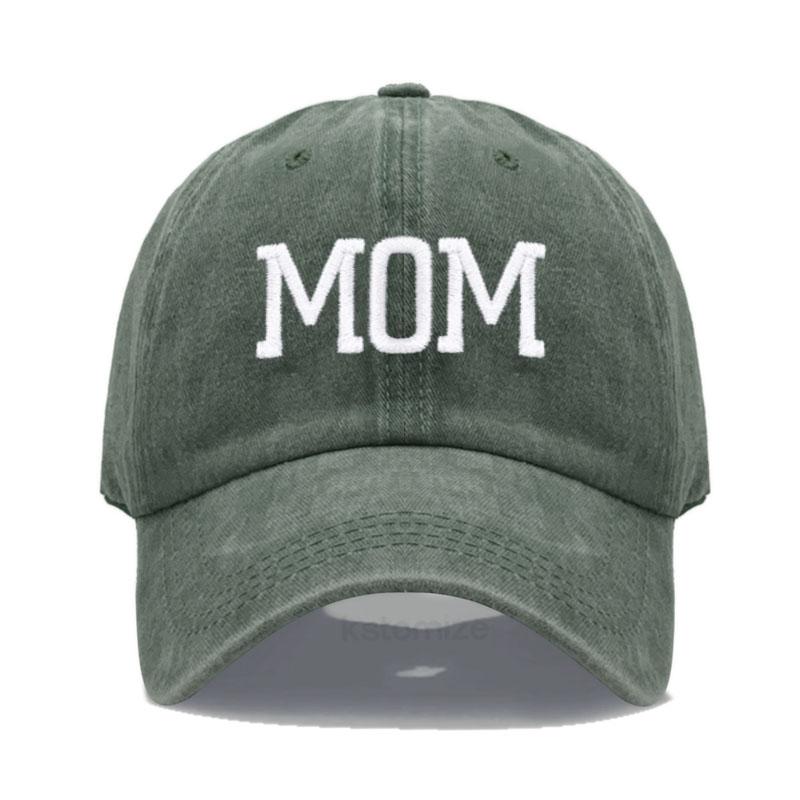 Dad Mom Embroidery Pure Cotton Men'S Baseball Cap For Man Womne'S Fashion Sport Golf Caps Sun Hat Dropshipping