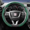 Suitable for Seat Sports Suede Steering Wheel Cover, Split Snap-On Type, Non-Slip and Durable, for Ibiza, Arona, Leon Sportstourer, Ateca and  ujm690
