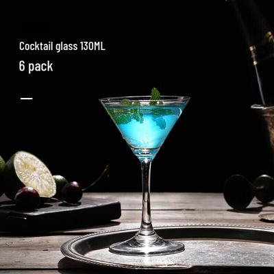 ZISIZ Crystal Stemmed Martini & Cocktail Glasses