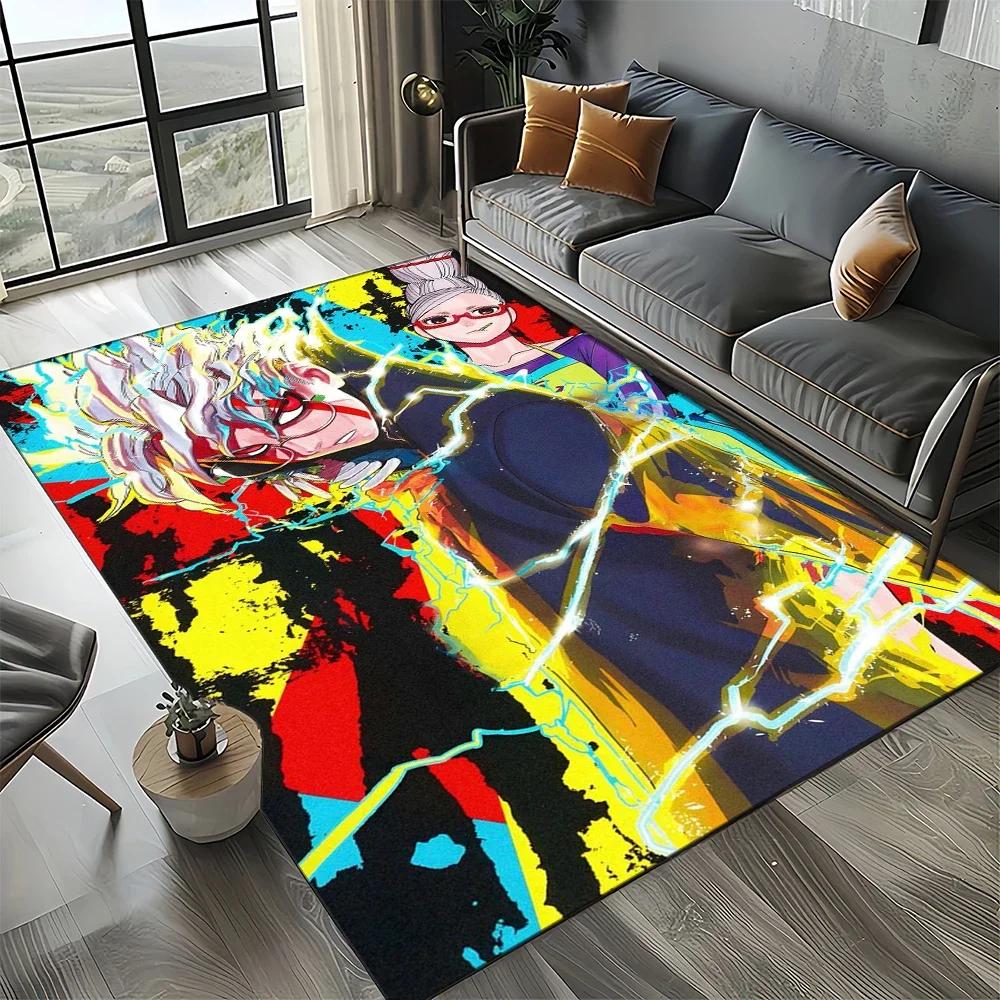 DAN DA DAN Anime Cartoon 3D Carpet Rug for Living Room Bedroom Home Sofa Decoration,Kids Play Non-slip Floor Mat Gift