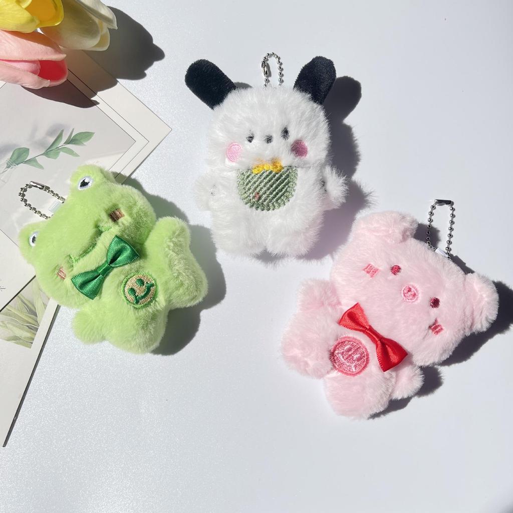 Cute Plush Doll Keychain: Versatile Bag Charm & Gift for Girls and Friends