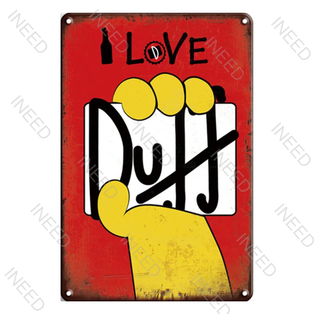 INEED Funny Beer Sign Plaque Vintage Metal Tin Signs for Home Man Cave Bar Decor Beer Lover Restaurant Kitchen Art Wall Decor