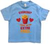 Extra Fries Kids Boys Kids Boys T-Shirt Pommes Exercise I Thought You Said Fun Fast Food