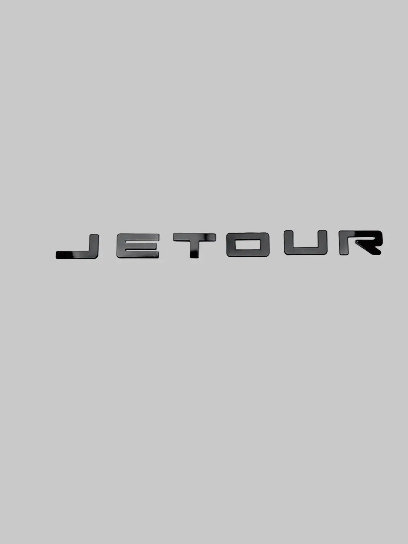 

6PCS Jetour Traveler Shanhai T2 Logo Stickers - Front Grille Light Letters & Blackening Decals | Upgrade Your Ride чёрный