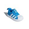 Adidas Originals Superstar Series 360 Comfortable Versatile Breathable Low-Top Walking Shoes Baby Shoes Blue White B37252