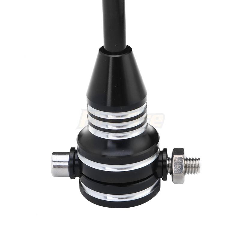 Motorrad Schwarz Chrom Gepäckträger Flaggenmast Seitenflaggenmast Halterung Gepäckträger Für Harley Sportster XL883 Touring FLHT Road King Glide