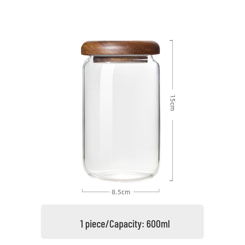 Food Grade Small Round Glass Sealed Jar