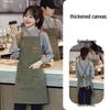 Waterproof Stain-Resistant Custom Print Canvas Apron for Catering & Gardening