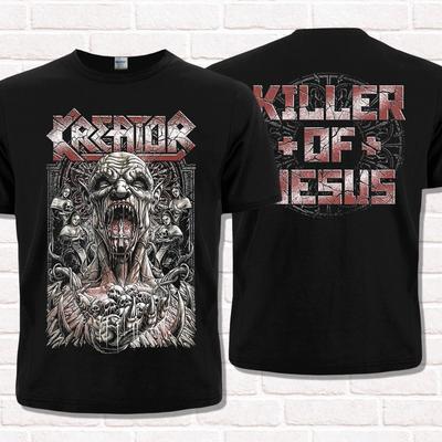 Kreator schwarzes T-Shirt, Killer of Jesus. Thrash Metal. Heavy Metal.