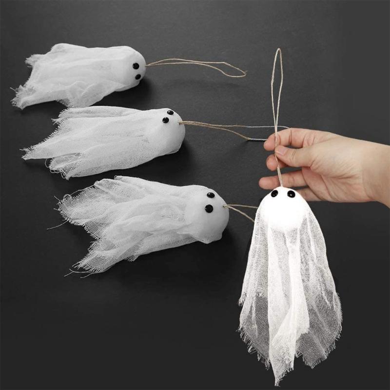 Halloween Dekorationen Außen/Innen Hängende Gespenstische Dekorationen Weiß Fliegendes Gespenstisches für Halloween Party Dekorationen