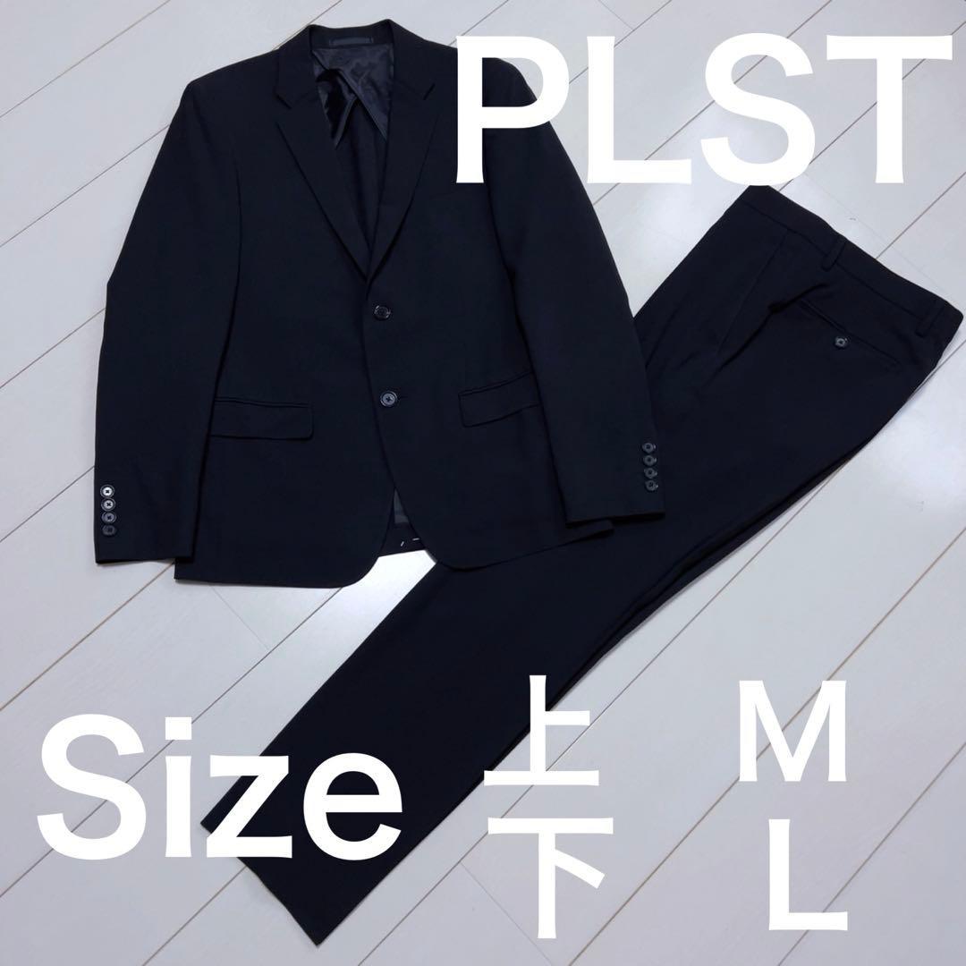 PLST [Unused] Men s black business suit formal M/L