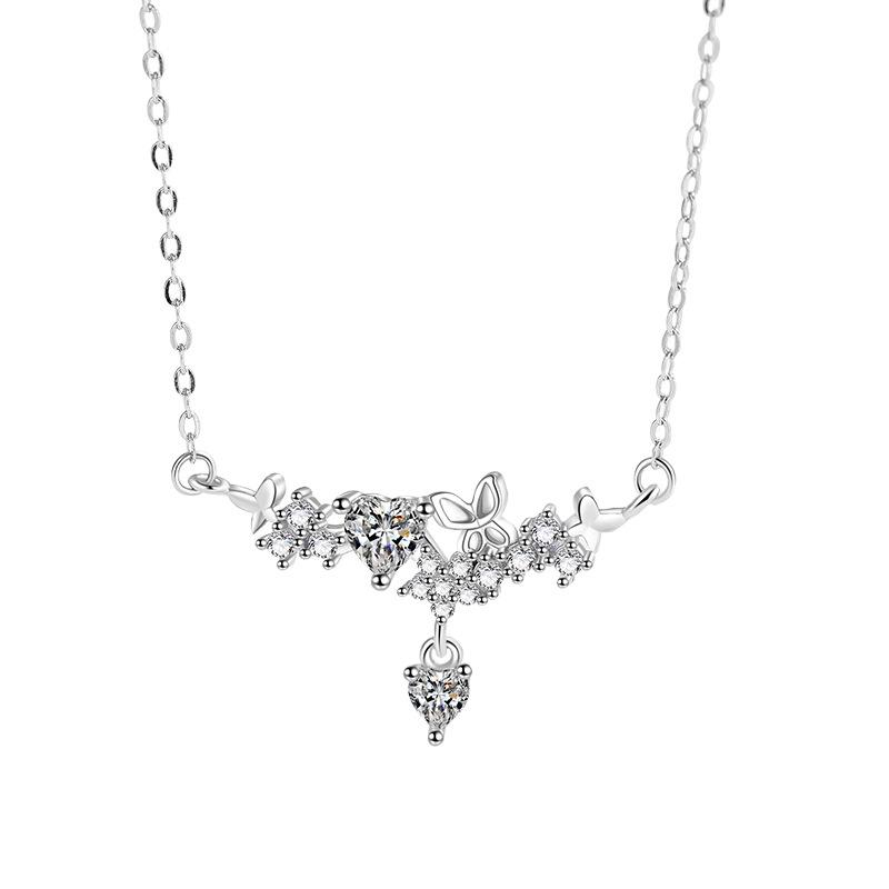 

Ожерелье женское легкое роскошное нишевое высокое чувство кисточка звезда бабочка ключичная цепочка подарок на день рождения для подруги