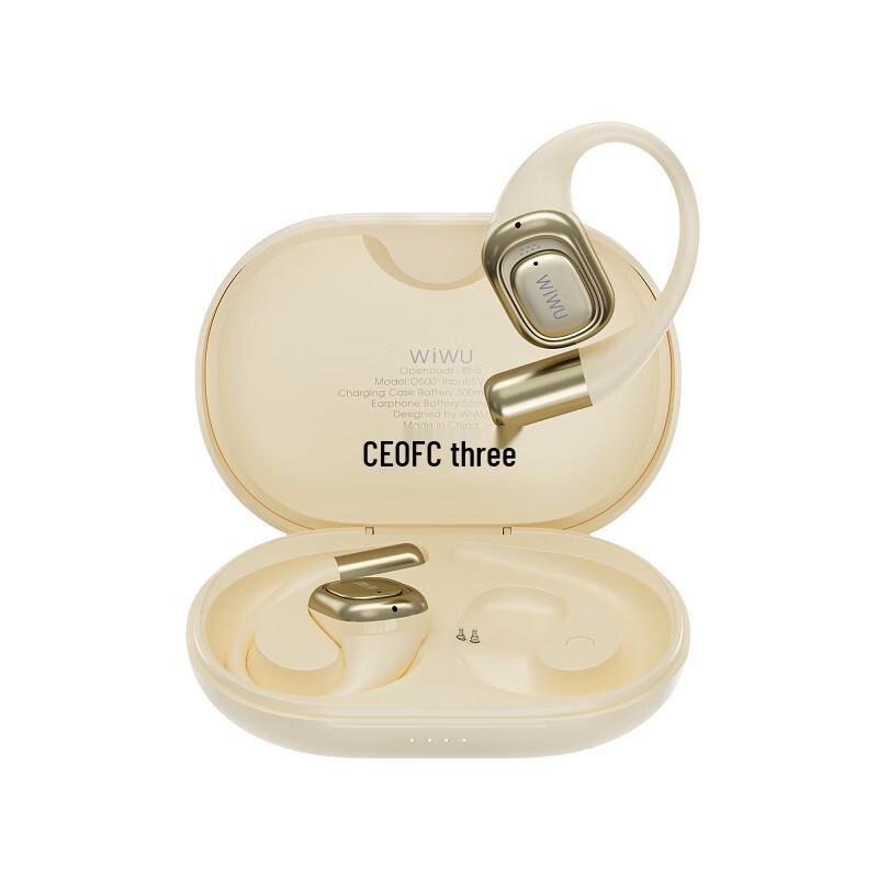 WIWU OWS O500 Open-Ear Bluetooth Headset with AI Noise Cancellation