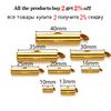 10sets/lot 10-40mm Lobster Clasps Hooks Bracelet End  Connectors Slider Clasp Extending Chain For DIY  Jewelry Making Finding