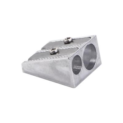 Metal Stationery Office Sharpener Pencil Sharpener Pens Cutter Tool Double Hole Pencil Sharpener