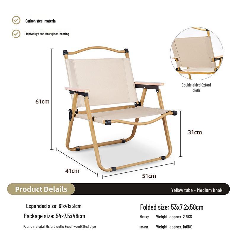 Kermit Outdoor Folding Aluminum Alloy Camping Chair