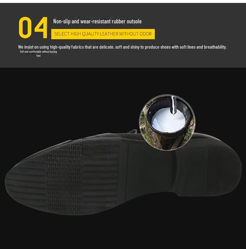 Men's Large Size British Casual Leather Shoes – 2024 Spring & Autumn Business Formal Collection