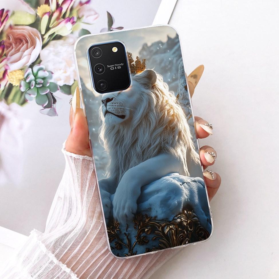 Clear For Samsung S10 Lite Case Cute Fashion Butterfly Funny Painted Casing For Samsung Galaxy S10 Lite SM-G770F SM-G770U1 Cover