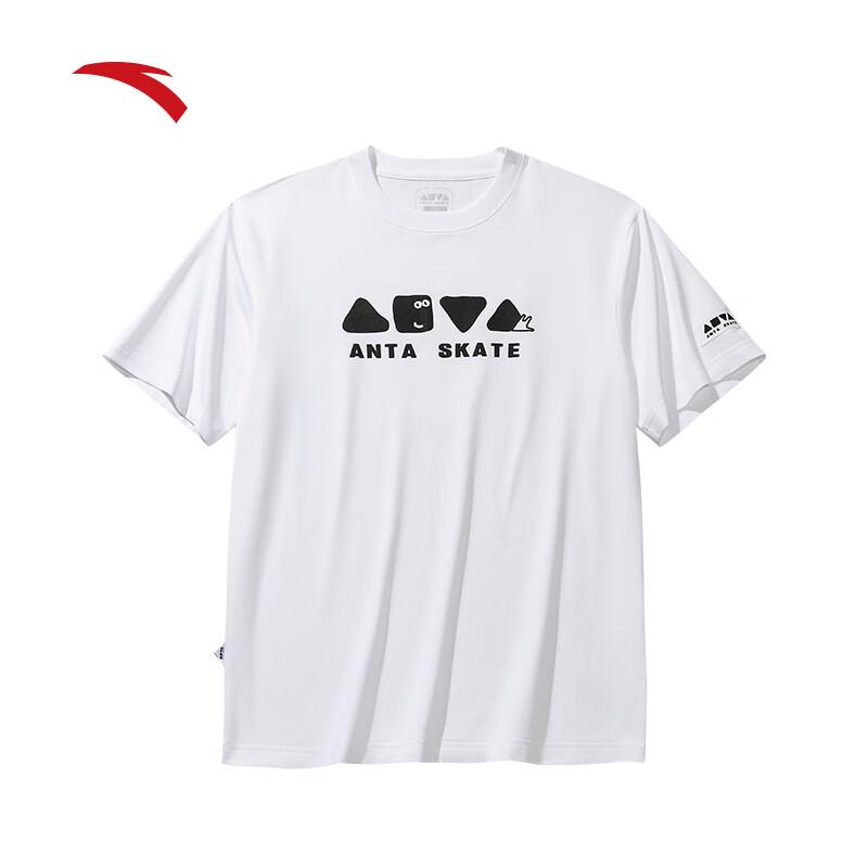 ANTA Unisex Ice Silk Print Short-Sleeve T-Shirt 2XL