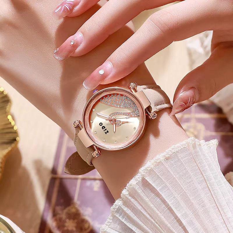 Trendy Women s Academy Style Watch - High Appearance for Students & Influencers Watch Only