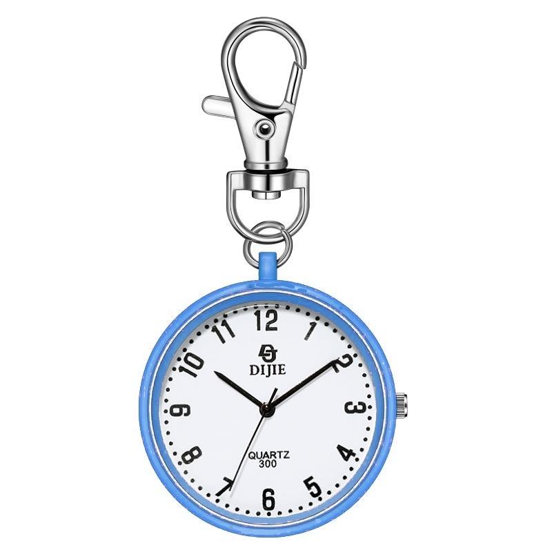 Exam Special Pocket Watch Clear Large Number Face Elderly Student Keychain Pendant Watch Fashionable Versatile Nurse Watch