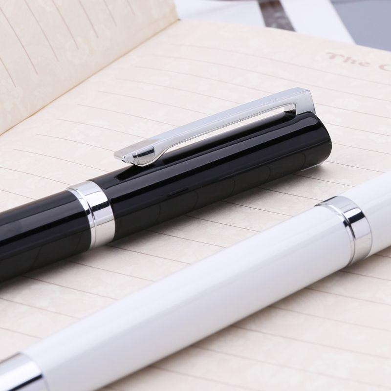 Pix cu bile tip roller cu semnătură metalică de lux Business de 0,5 mm Pixuri pentru semne cu cerneală gel neutră