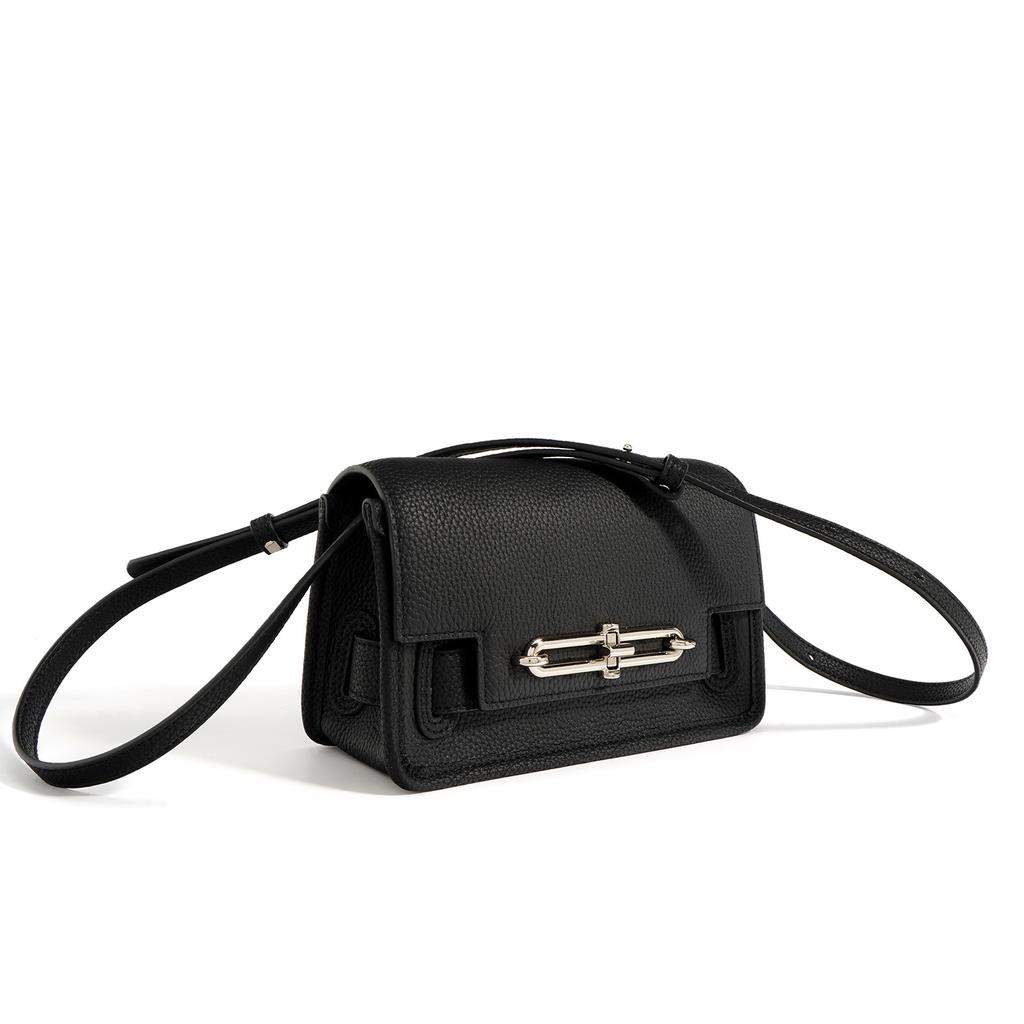 Frühlingsleder Schweinenasentasche, Einfaches Pendeln, Lässig und Vielseitig, Einzelschultertasche, Leder Umhängetasche, Kleine quadratische Tasche