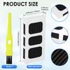 6Pcs Refrigerator Air Filter Replacement for Paultra2 Air Filter Reusable Activated Carbon Air Filter Easy Install Refrigerator
