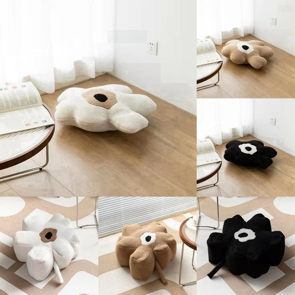 Plush Toy Flower Fluffy Floor Cushion Filling Living Room Decor Girl Kid Doll