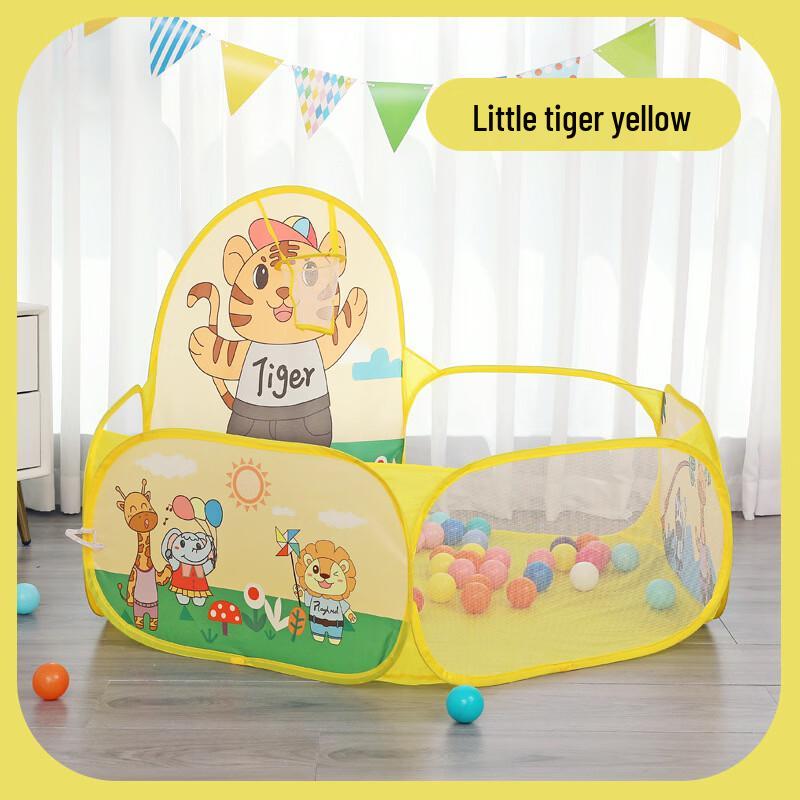 Children s Tiger Ball Pit with Basketball Hoop