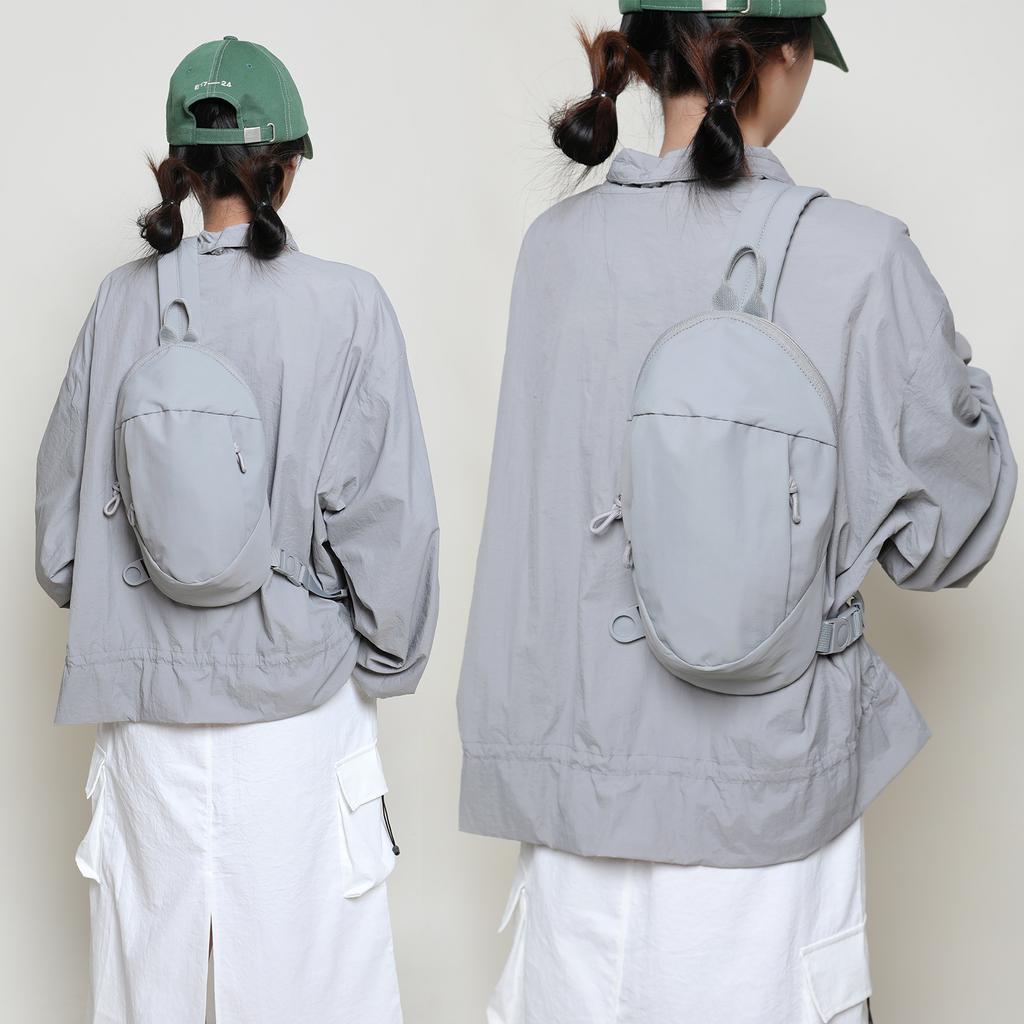 A Water-resistant Cycling Backpack with A Single-shoulder Chest Bag for Mountain Climbing, Travel and Commuting